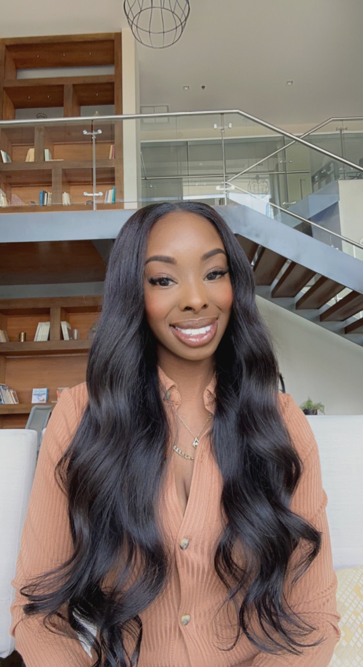 Indonesian U-part Wig