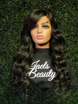 Silky Straight Human Hair 20" Indonesian Closure Wig  | Jaels Beauty