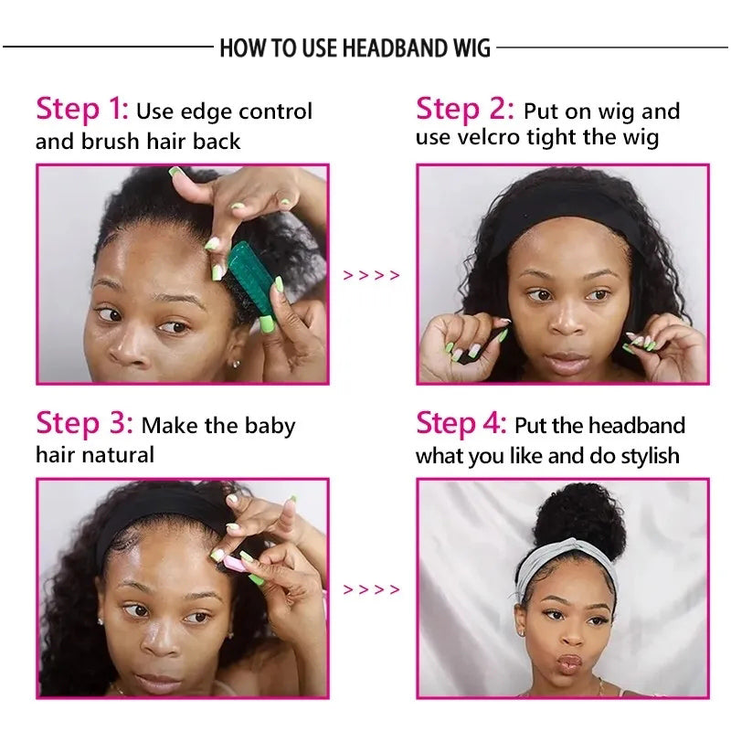 Glueless HeadBand None Lace Front Wigs | Jaels Beauty
